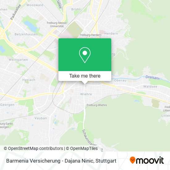 Barmenia Versicherung - Dajana Ninic map