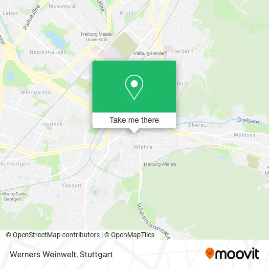 Карта Werners Weinwelt
