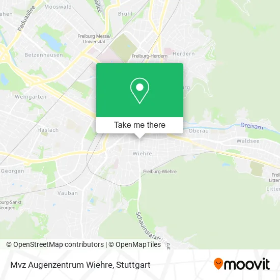 Карта Mvz Augenzentrum Wiehre