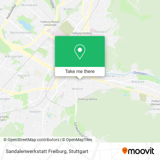 Карта Sandalenwerkstatt Freiburg