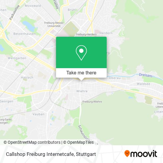 Карта Callshop Freiburg Internetcafe