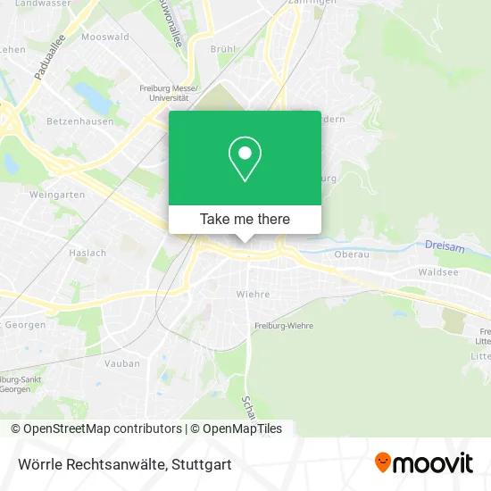 Карта Wörrle Rechtsanwälte