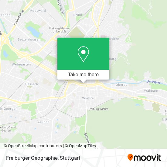 Карта Freiburger Geographie