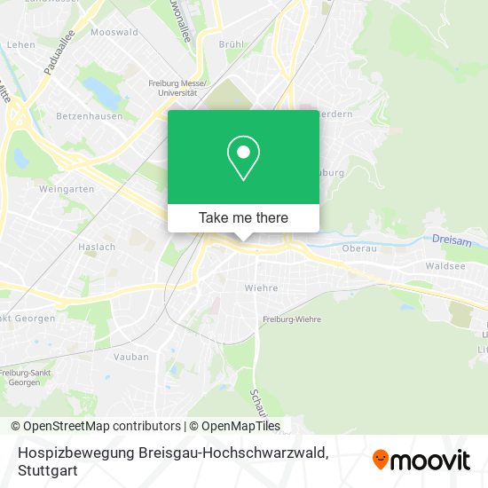 Hospizbewegung Breisgau-Hochschwarzwald map