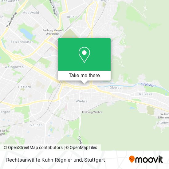 Rechtsanwälte Kuhn-Régnier und map