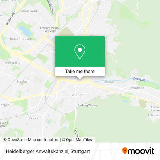 Карта Heidelberger Anwaltskanzlei