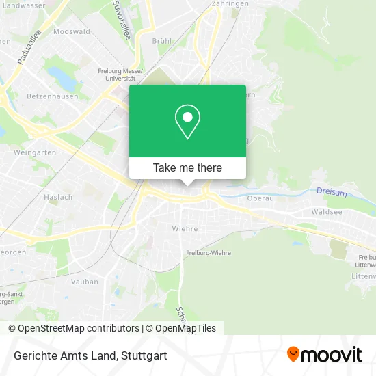 Карта Gerichte Amts Land