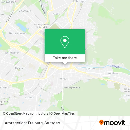 Карта Amtsgericht Freiburg