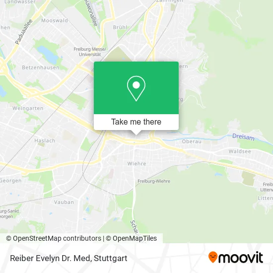 Карта Reiber Evelyn Dr. Med