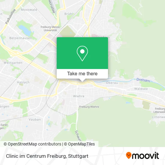 Карта Clinic im Centrum Freiburg