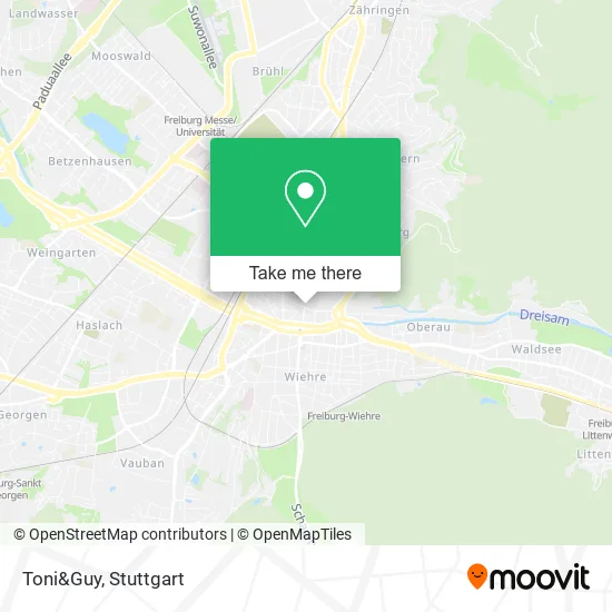 Карта Toni&Guy