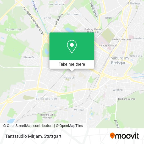 Карта Tanzstudio Mirjam
