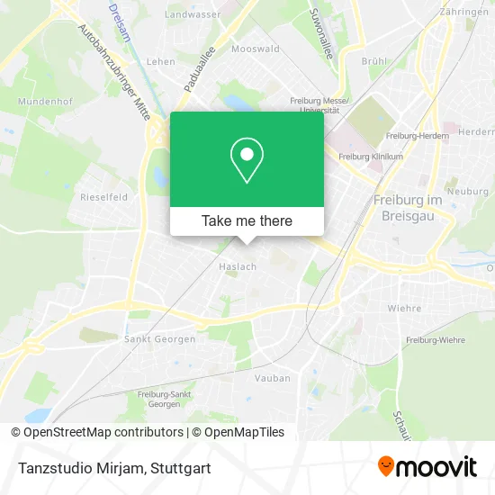 Карта Tanzstudio Mirjam