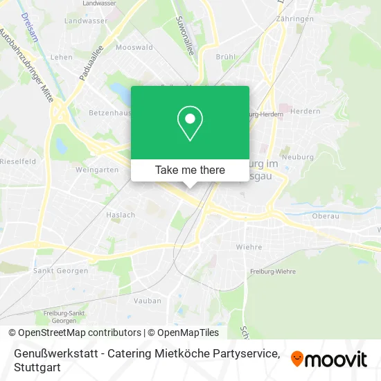 Карта Genußwerkstatt - Catering Mietköche Partyservice