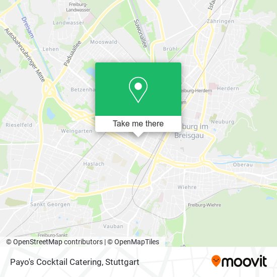 Payo's Cocktail Catering map