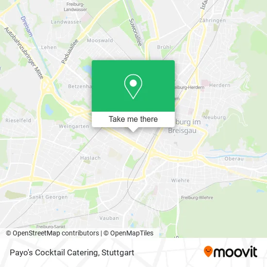 Карта Payo's Cocktail Catering