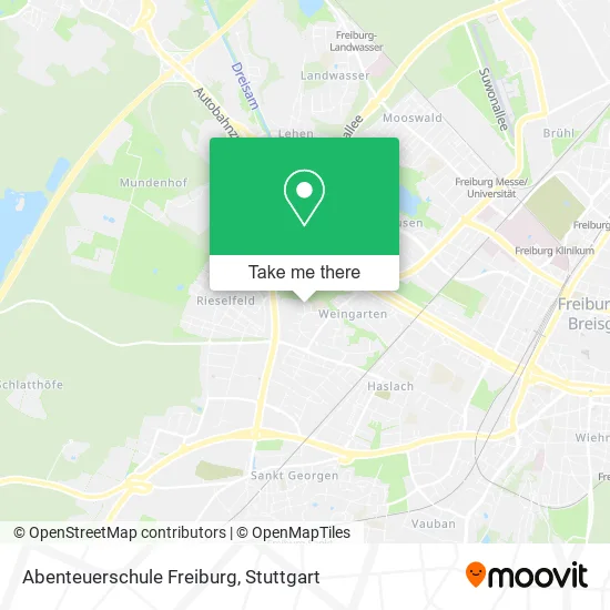Карта Abenteuerschule Freiburg