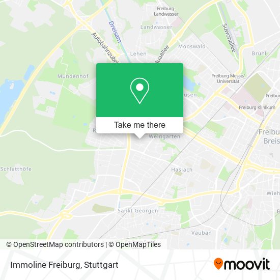 Карта Immoline Freiburg