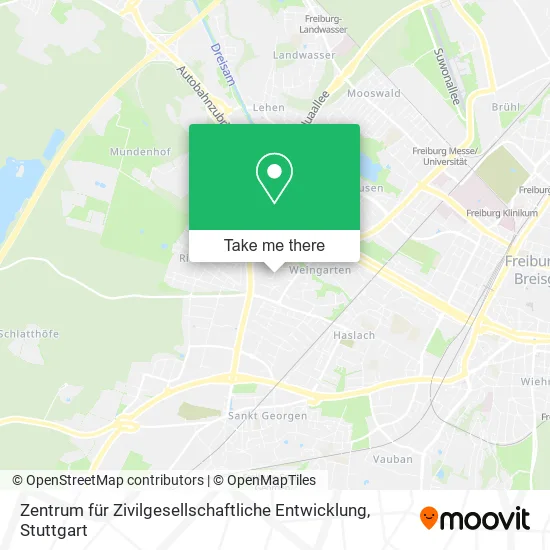 Карта Zentrum für Zivilgesellschaftliche Entwicklung