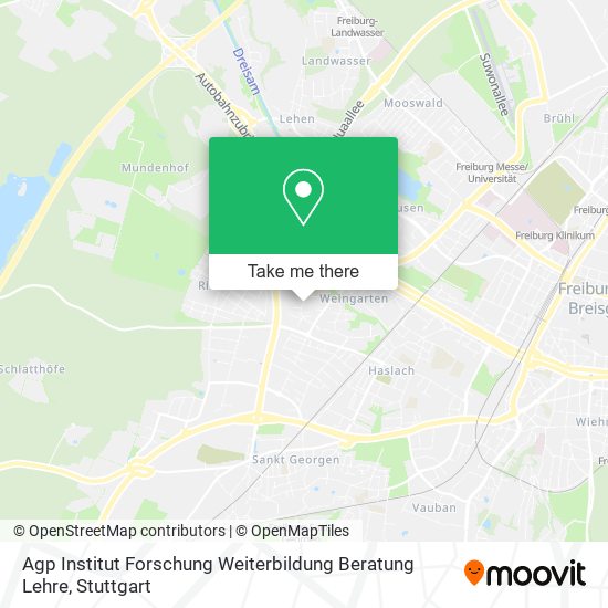 Agp Institut Forschung Weiterbildung Beratung Lehre map