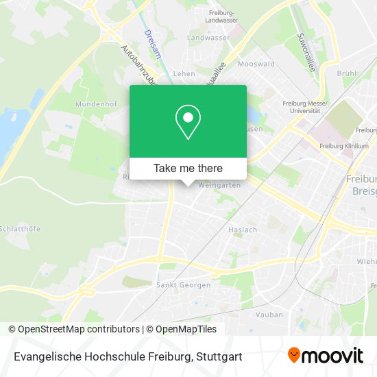 Evangelische Hochschule Freiburg map