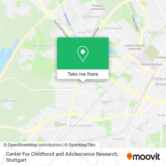 Карта Center For Childhood and Adolescence Research