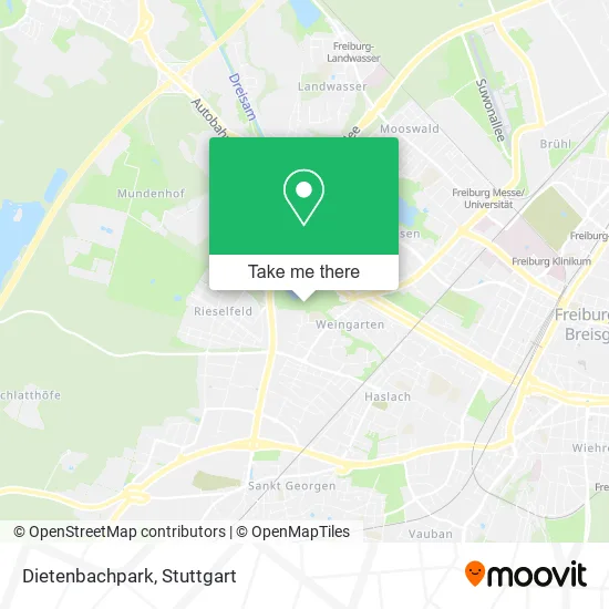Карта Dietenbachpark