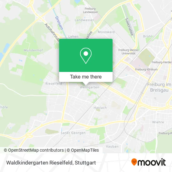 Карта Waldkindergarten Rieselfeld