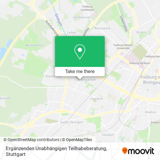 Ergänzenden Unabhängigen Teilhabeberatung map