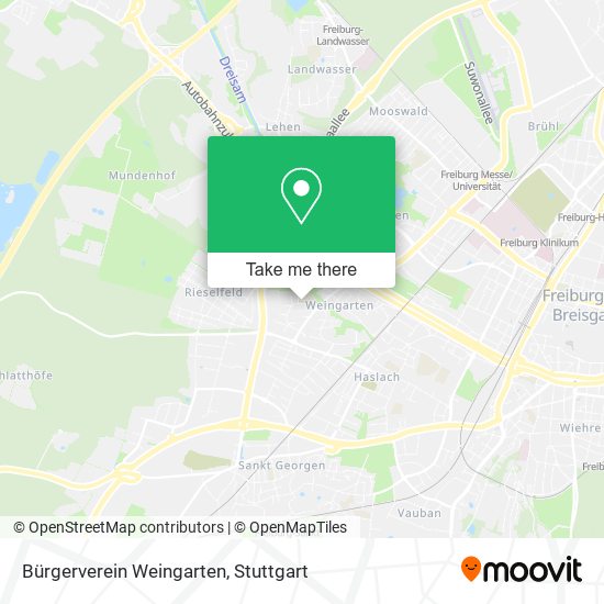 Bürgerverein Weingarten map