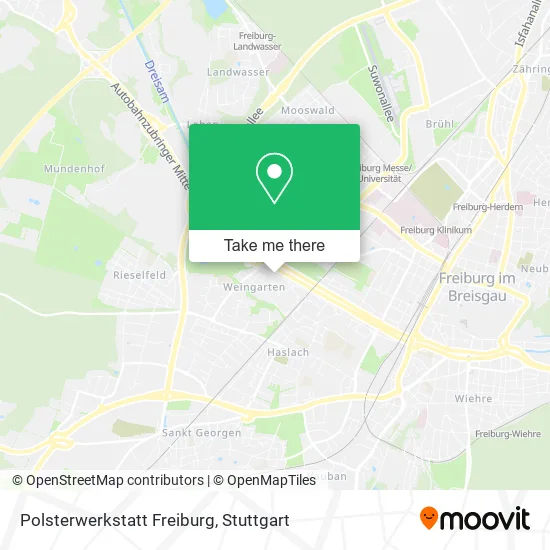 Карта Polsterwerkstatt Freiburg