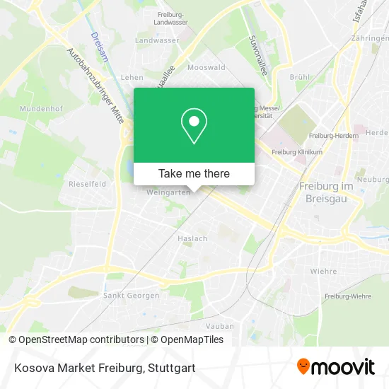 Карта Kosova Market Freiburg