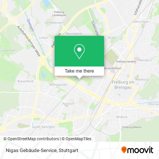 Nigas Gebäude-Service map