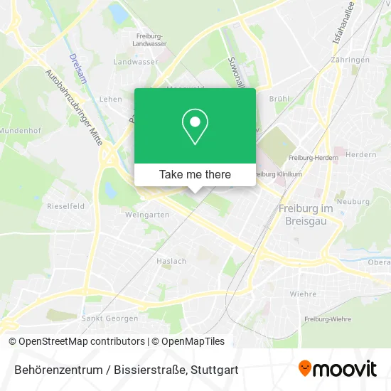 Карта Behörenzentrum / Bissierstraße