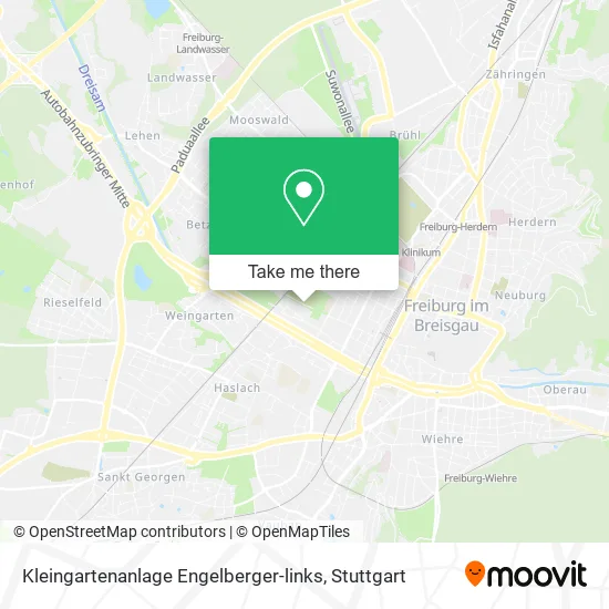 Карта Kleingartenanlage Engelberger-links