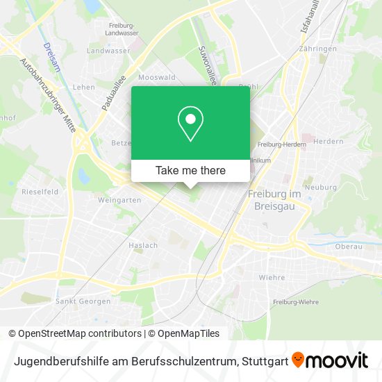 Jugendberufshilfe am Berufsschulzentrum map