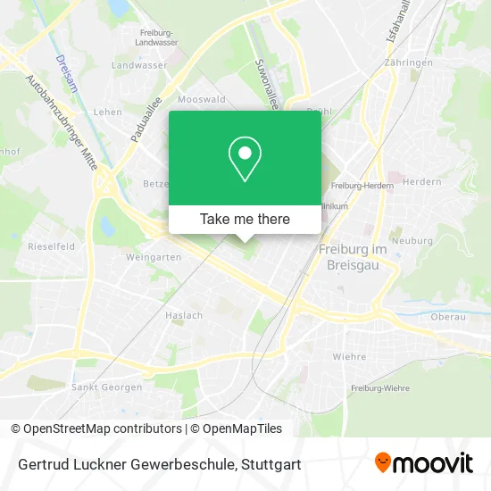 Карта Gertrud Luckner Gewerbeschule