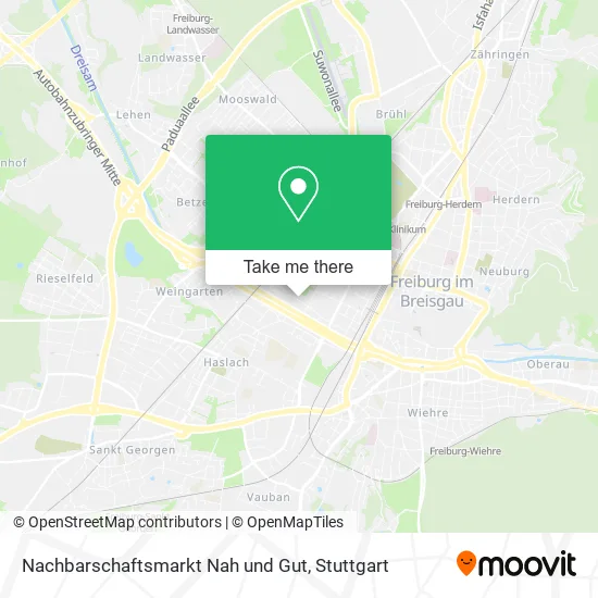 Карта Nachbarschaftsmarkt Nah und Gut