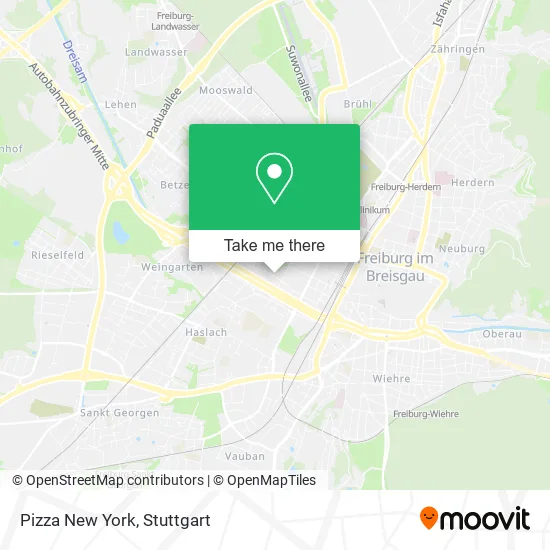 Карта Pizza New York