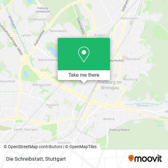 Die Schreibstatt map