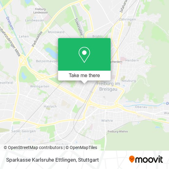 Sparkasse Karlsruhe Ettlingen map