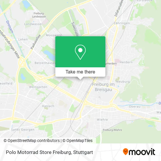 Карта Polo Motorrad Store Freiburg