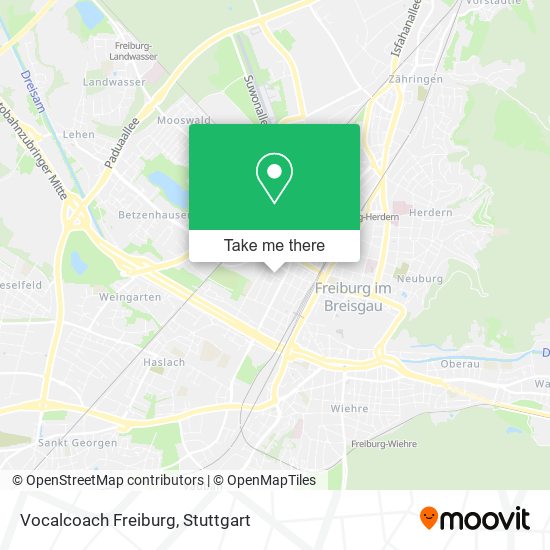 Vocalcoach Freiburg map