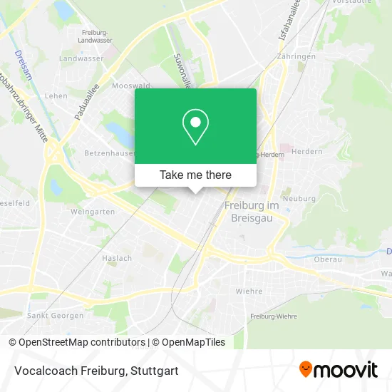 Карта Vocalcoach Freiburg
