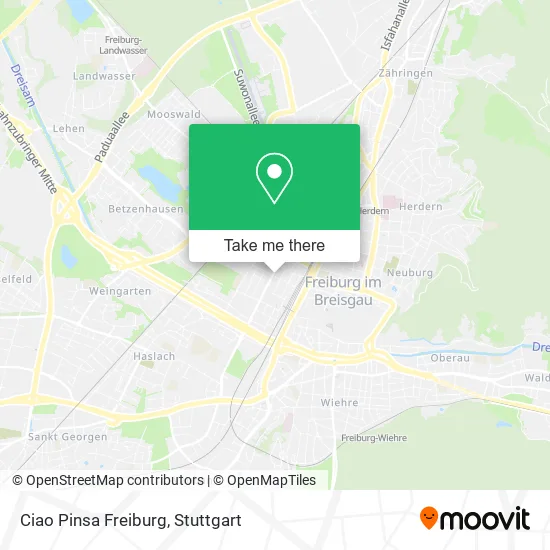 Карта Ciao Pinsa Freiburg