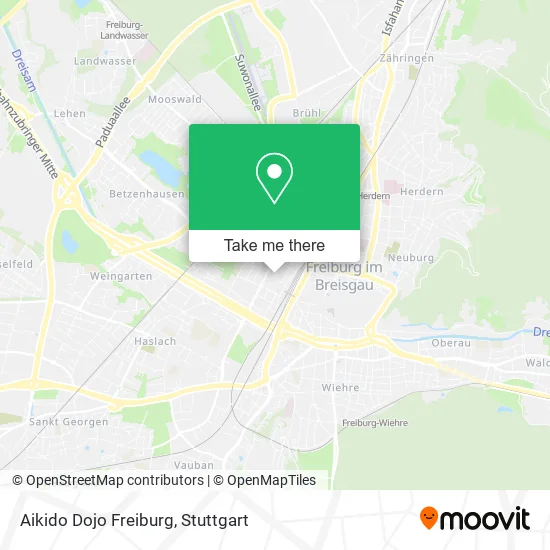 Карта Aikido Dojo Freiburg
