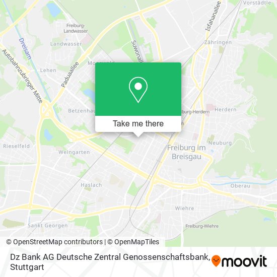 Dz Bank AG Deutsche Zentral Genossenschaftsbank map