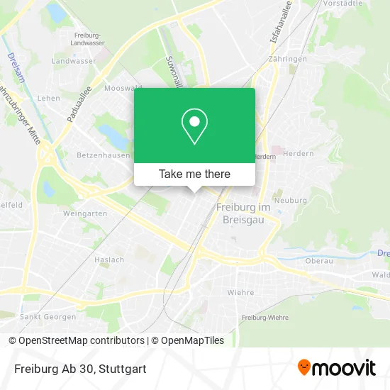 Карта Freiburg Ab 30