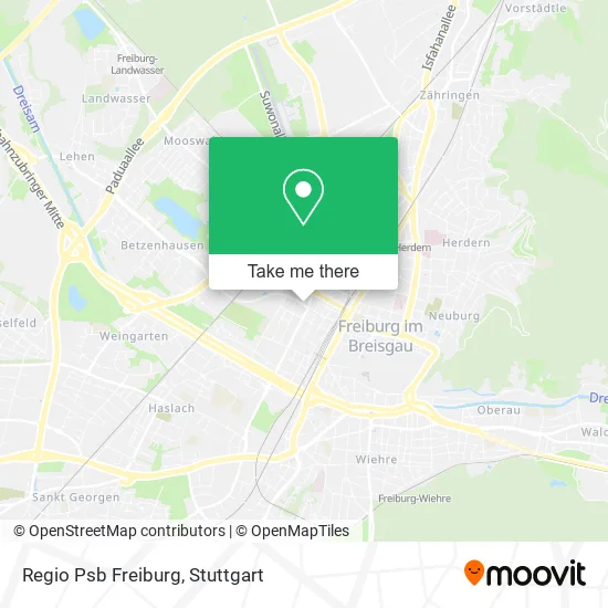 Карта Regio Psb Freiburg