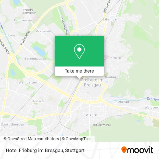 Карта Hotel Frieburg im Bresgau